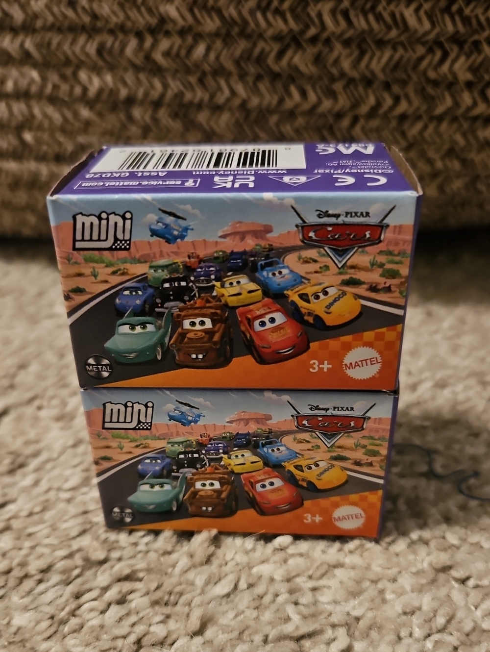 Disney Cars Mini Racers Race to Celebrate Lightning McQueen Lot of 2